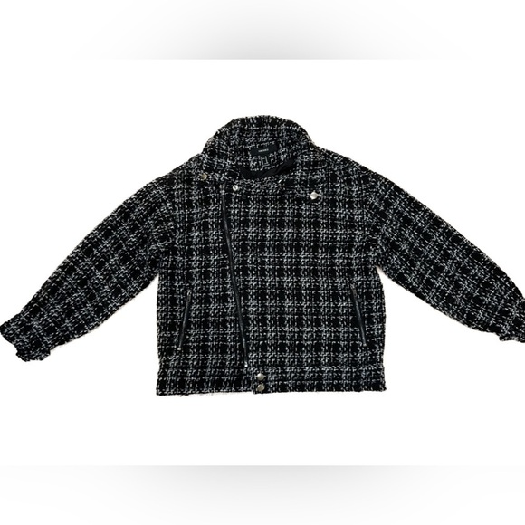 Forever 21 Tweed Jacket in Black & White - Size Medium - Picture 15 of 16